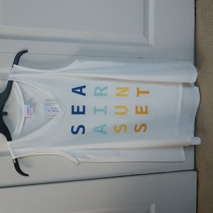 New LuLaRoe Tank Top Kristina Sea Air Sun Set FITS LIKE A MEDIUM/LARGE